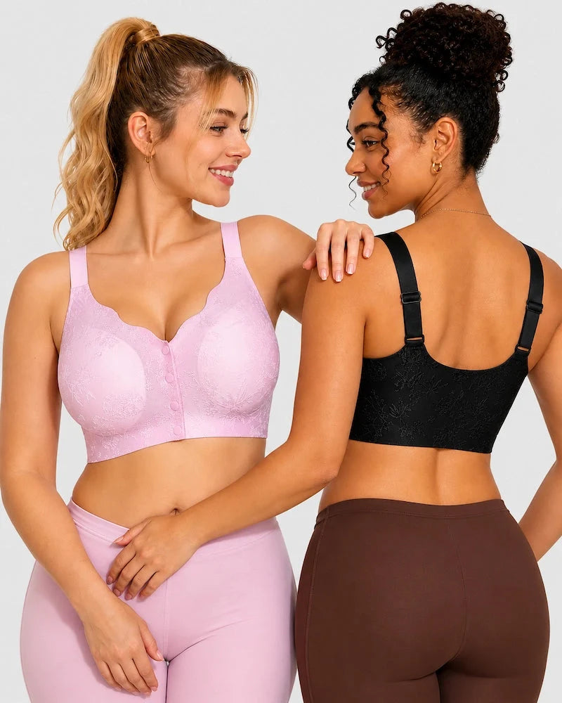 Reggiseno jelly senza ferretto con chiusura frontale a clip