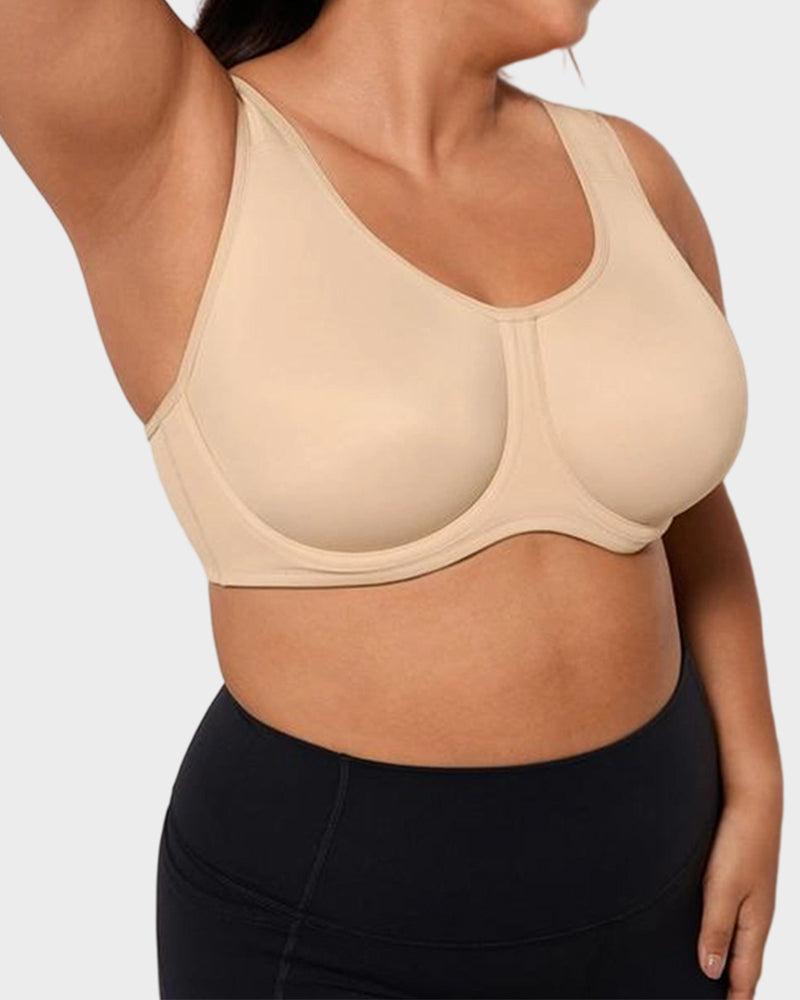 Reggiseno sportivo alto impatto massimo contenimento