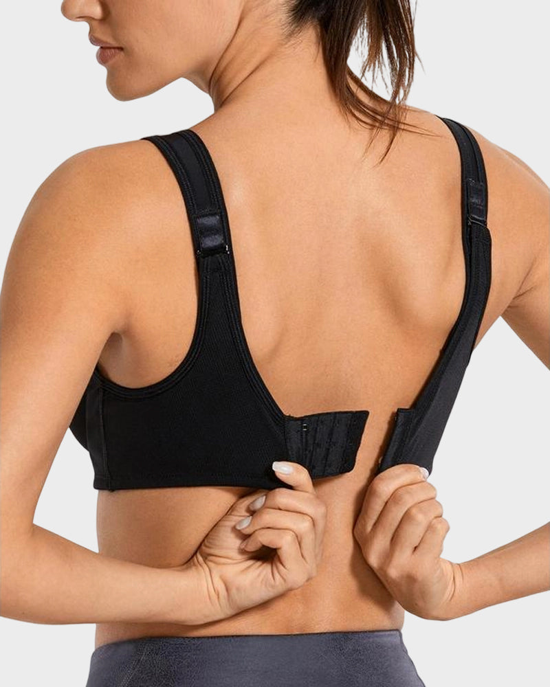 Reggiseno sportivo alto impatto massimo contenimento