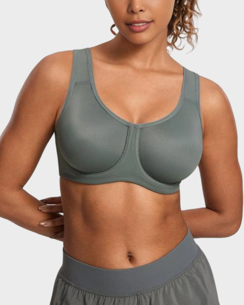 Reggiseno sportivo alto impatto massimo contenimento