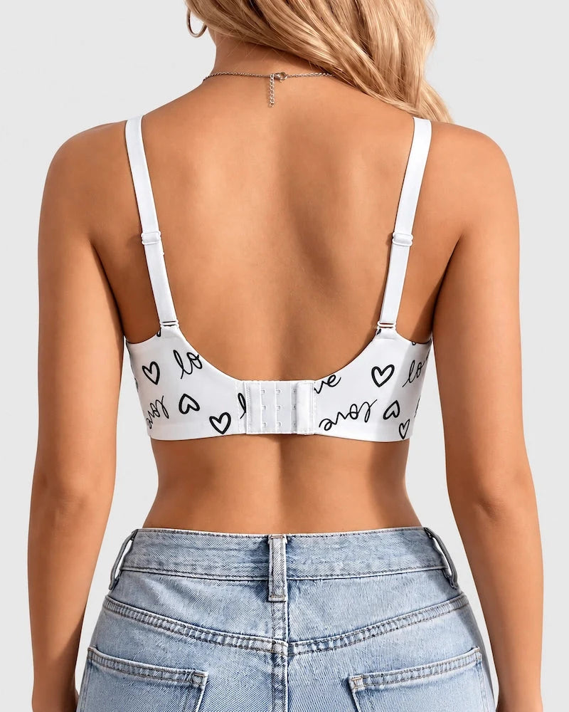Reggiseno jelly push-up senza ferretto con scollo a V – confezione da 4