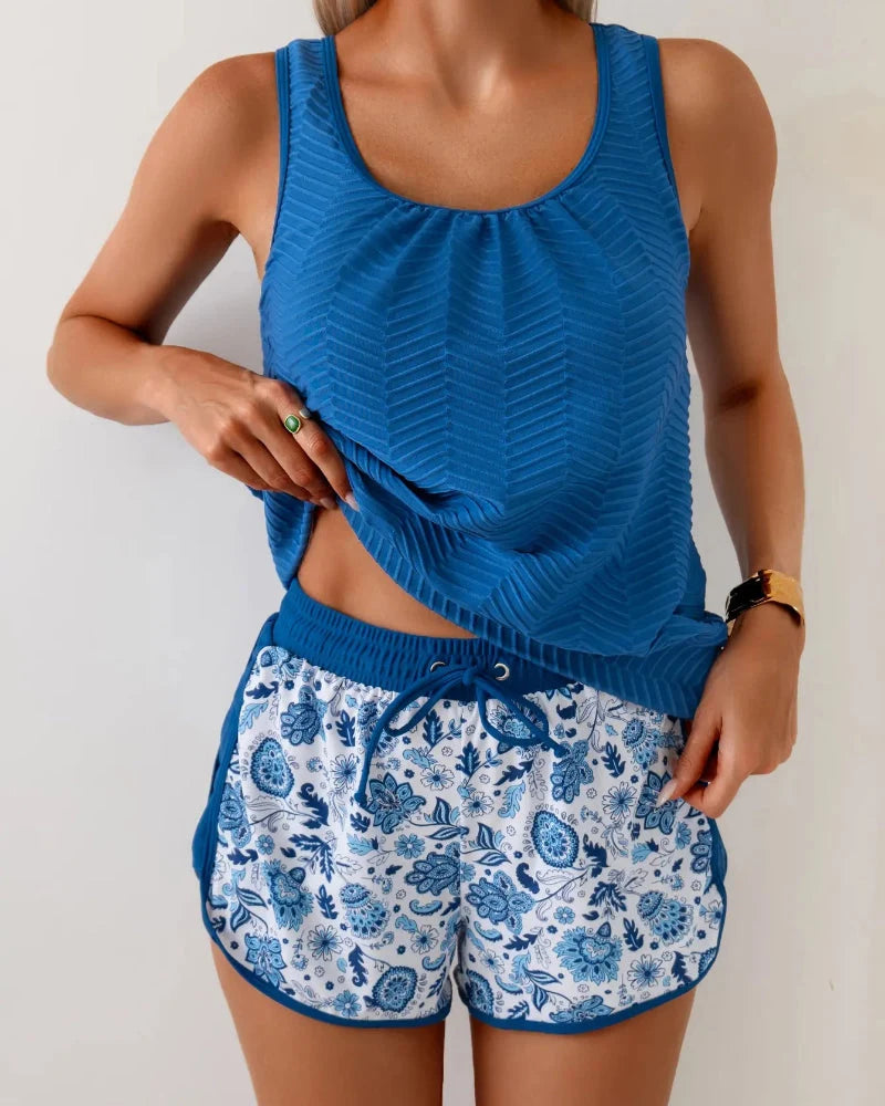 Blu scuro foglie