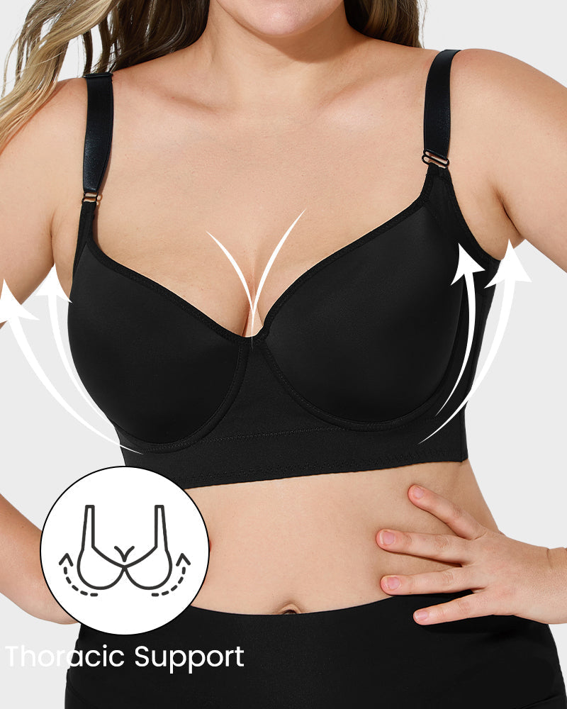 Reggiseno comfort coprente con schiena liscia