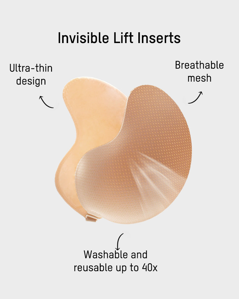 Reggiseno adesivo push-up invisibile a V – 2 paia