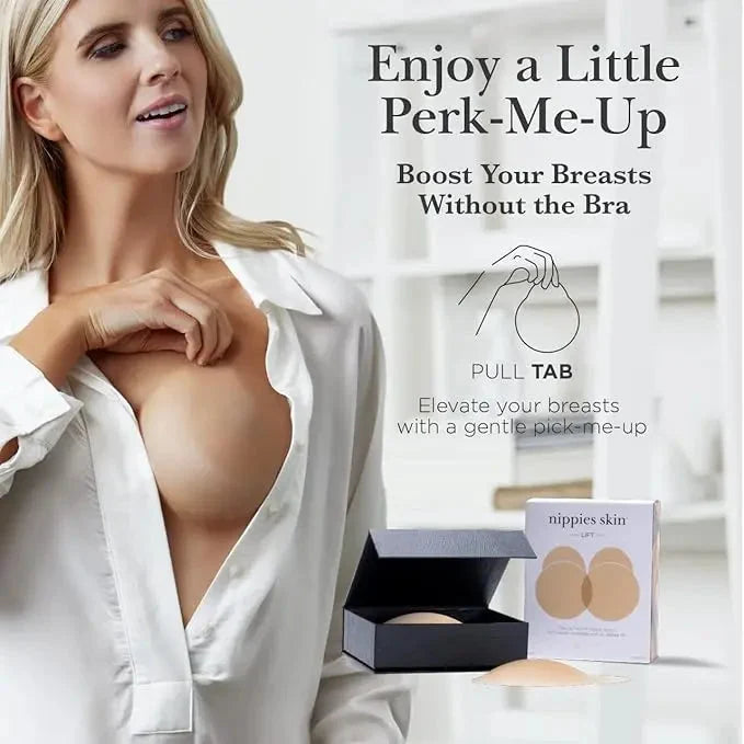 Copricapezzoli adesivi in silicone effetto push-up riutilizzabili